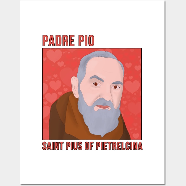 Padre Pio Wall Art by DiegoCarvalho